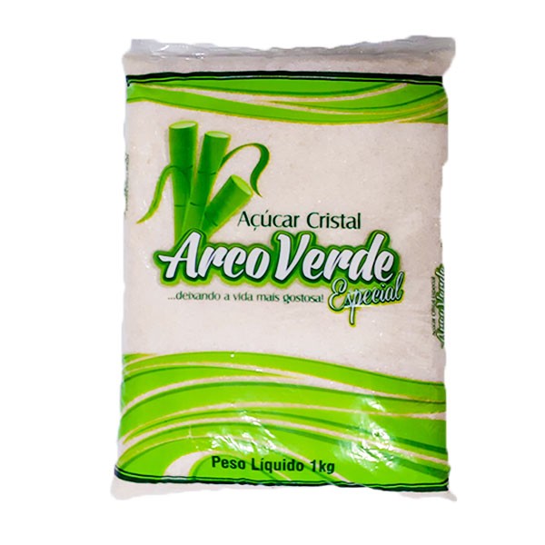ACUCAR CRISTAL ARCO VERDE 1KG
