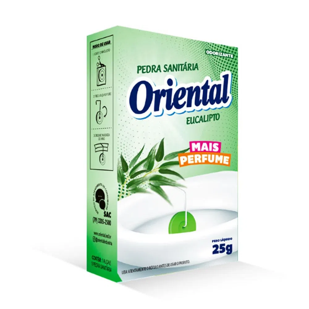 PEDRA SANITARIA CX C/25GR ORIENTAL