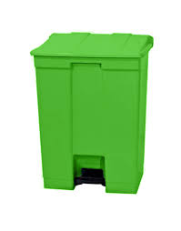 COLETOR DE PEDAL 60 LITROS VERDE