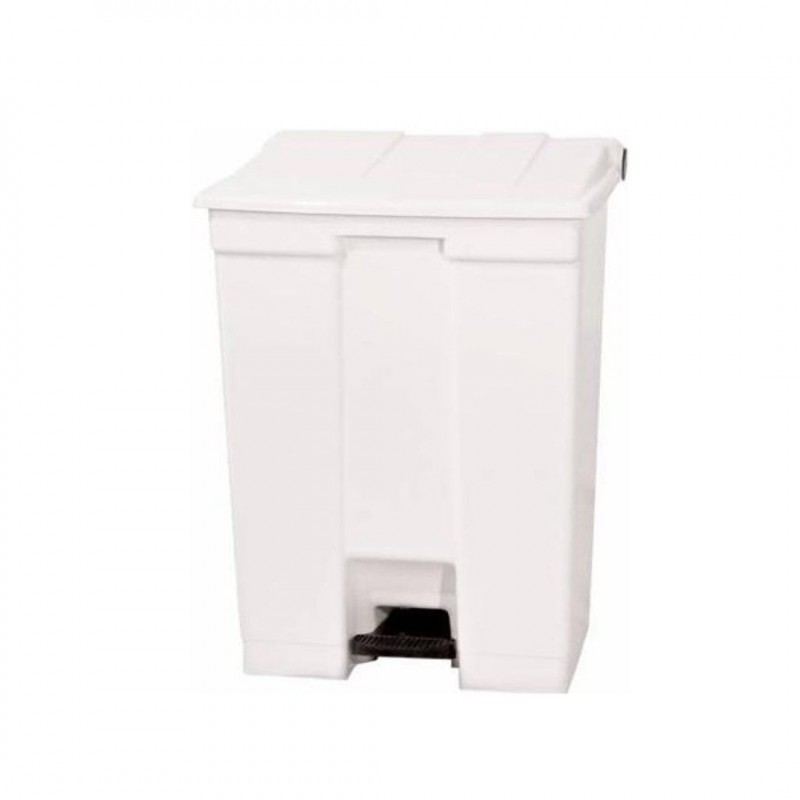 COLETOR DE PEDAL 30 LITROS BRANCO
