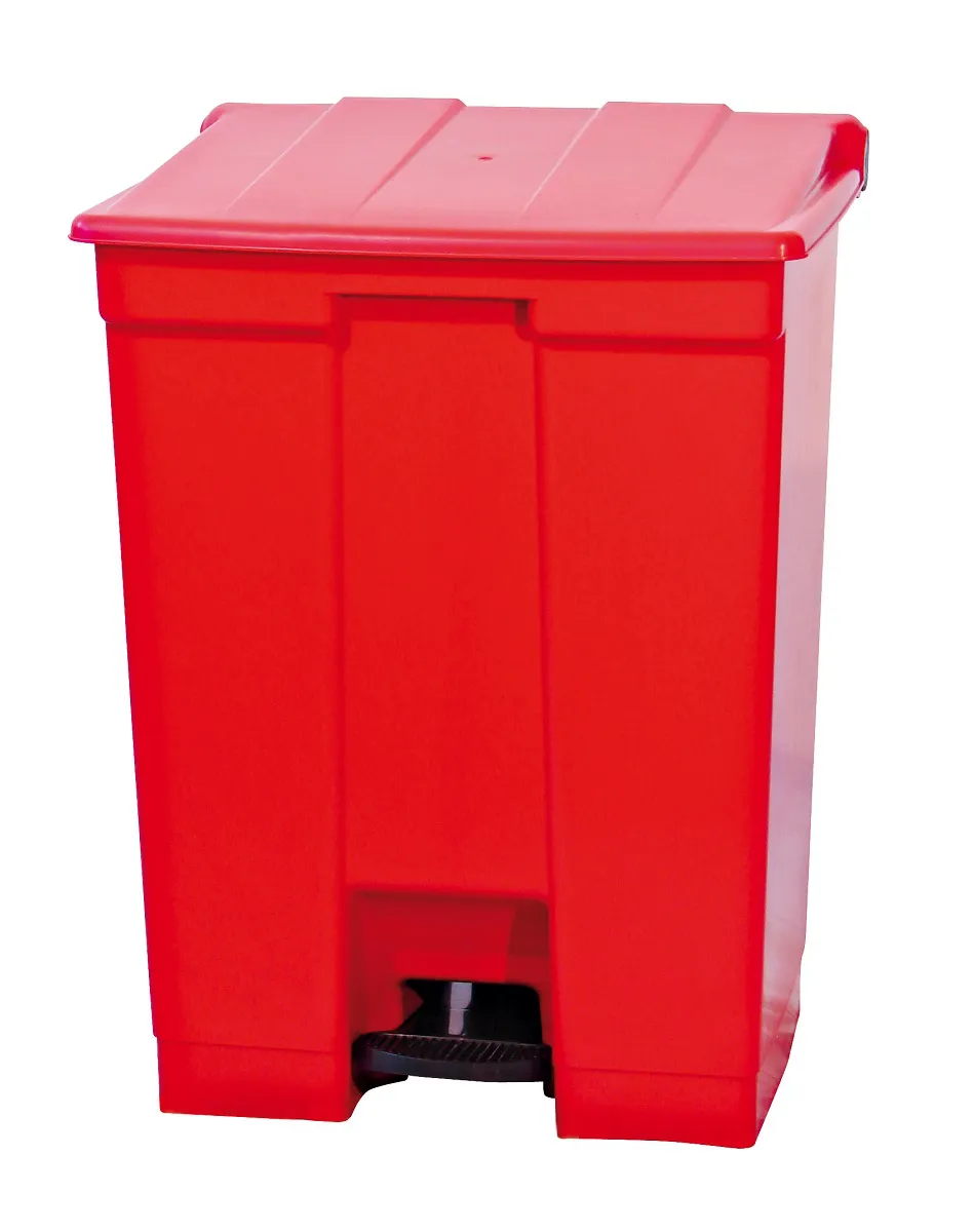 COLETOR DE PEDAL 30 LITROS VERMELHO