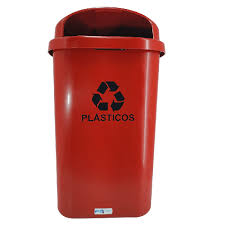 COLETOR LIXO 50 LT MARFINITE VERMELHO