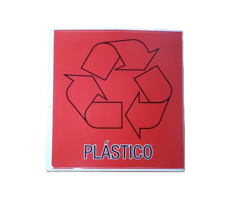 ADESIVO COLETA SELETIVA PLASTICO