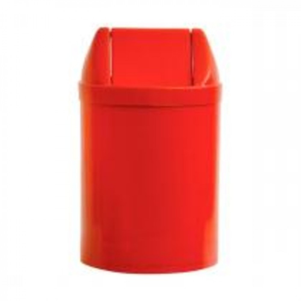 CESTO 30X24 14 LTS VERMELHO TAMPA BASCUL