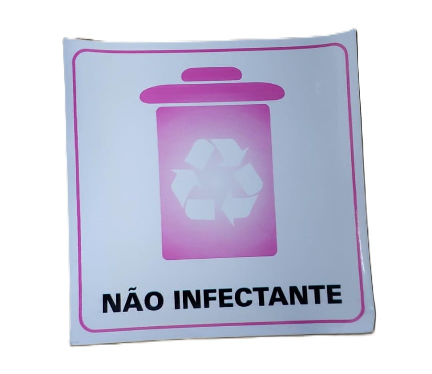 ADESIVO COLETA SELETIVA NAO INFECTANTE