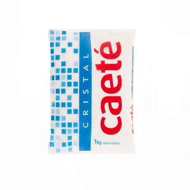ACUCAR CRISTAL BRANCO CAETE 1KG