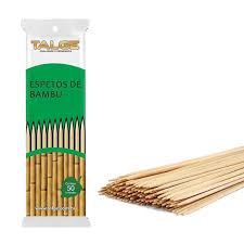 ESPETO DE BAMBU 30CM PCT C/ 50 UND