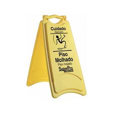 PLACA SINALIZADORA PISO MOLHADO BETTANIN