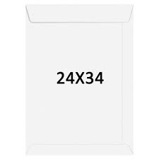 ENVELOPE COR BRANCO 24X34