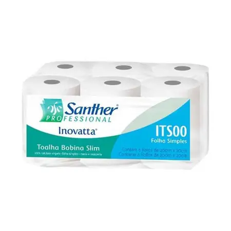 PAPEL TOALHA BOB INOVATTA 100% 6X200M