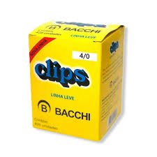 CLIPS GALVANIZADO 4/0 BACCHI C/ 50 UND