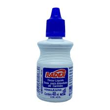 TINTA P/ CARIMBO RADEX AZUL 40 ML