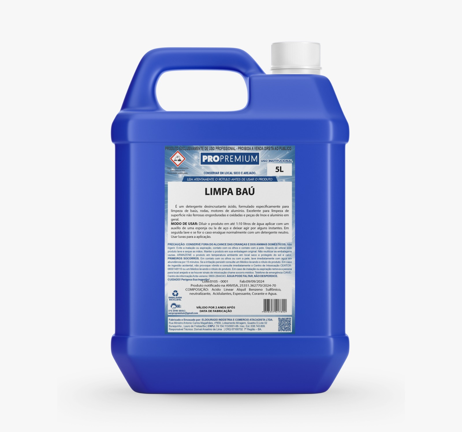 LIMPA BAU 5 LT PROPREMIUM