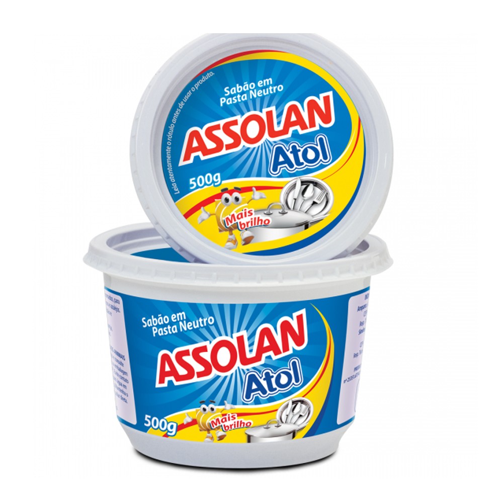 SABAO EM PASTA ATOL/ASSOLAN 500GR