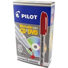 PILOTO CD 2.0 PILOT VERMELHO PERMANENTE