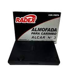 ALMOFADA P/ CARIMBO C/ TINTA PRETA RADEX