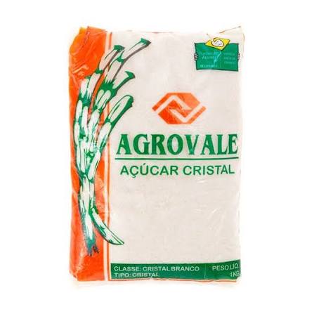 ACUCAR CRISTAL AGROVALE 1KG