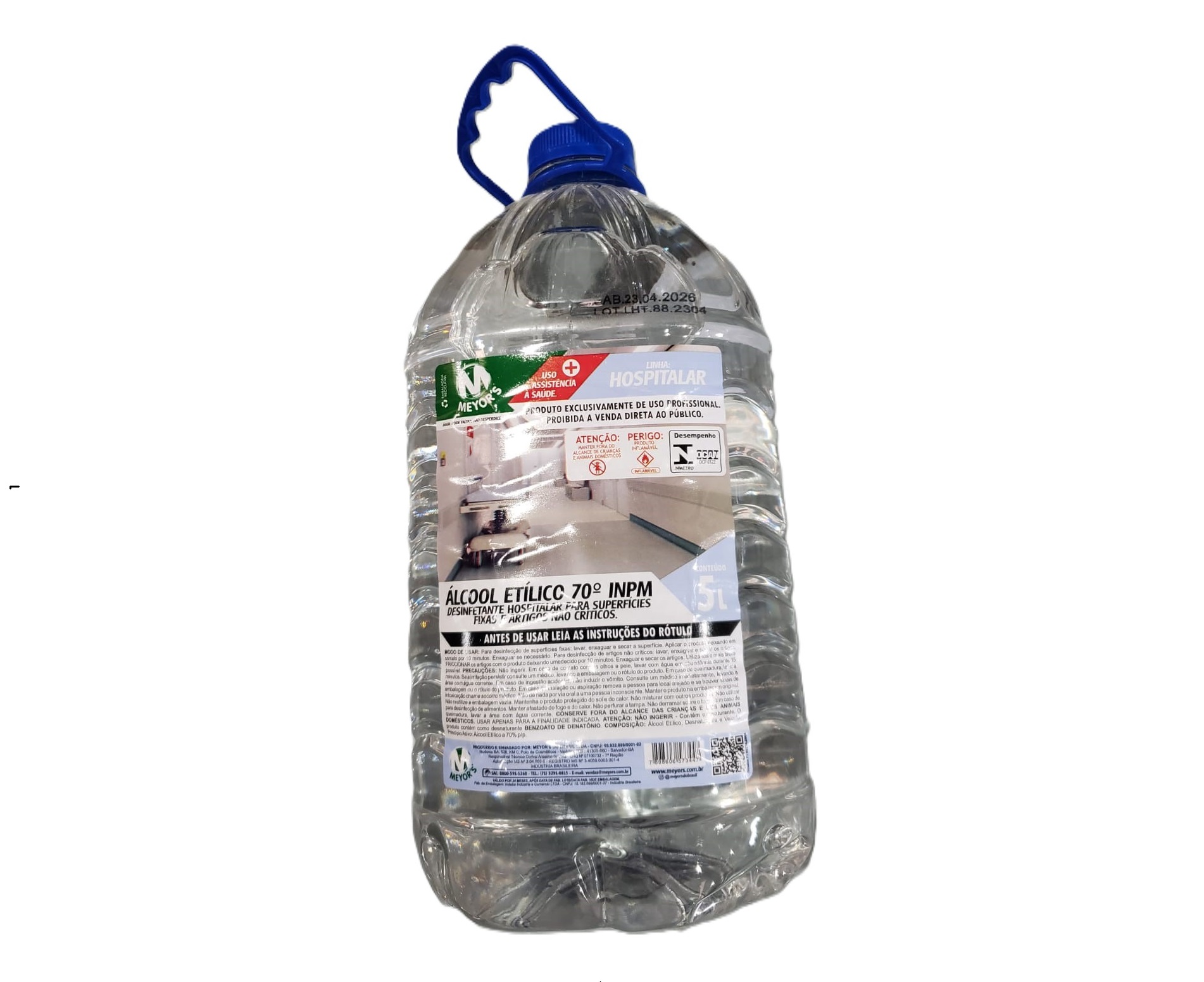 ALCOOL LIQ 70% MEYORS  BB C/5 LITROS