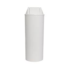 CESTO 51X24 23L BRANCO C/ TAMPA BASCULAN