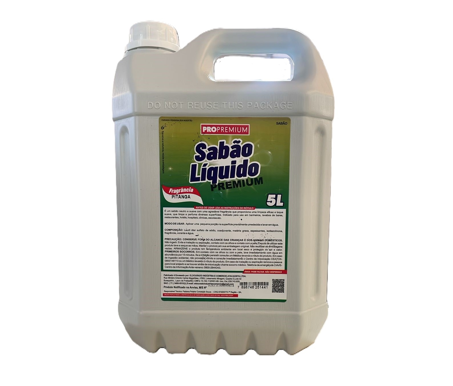 SABONETE LIQ. PITANGA 5L PROPREMIUM