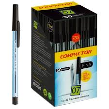 CANETA COMPACTOR 07 PRETA