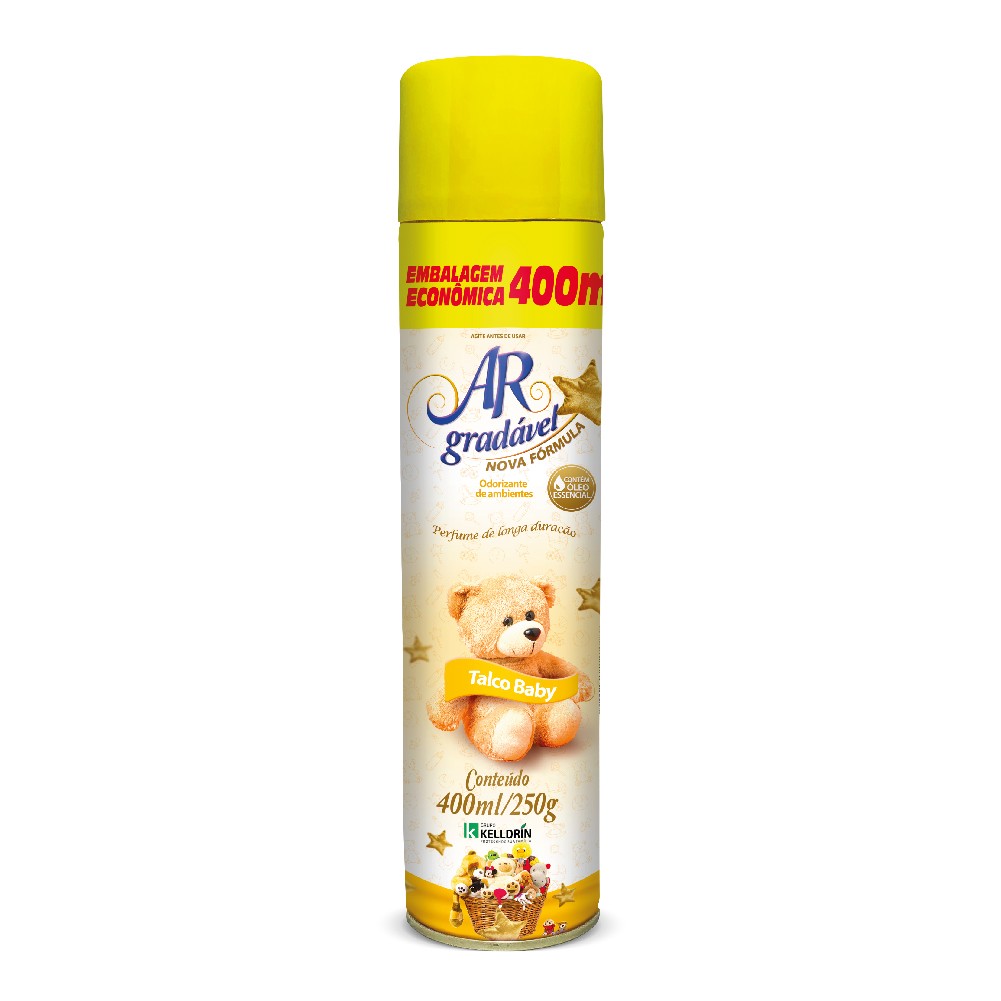 PURIF. DE AR AGRADAVEL CH TALCO 400ML