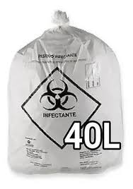 SACO P/ LIXO 40L HOSP INFEC ECOMAIS C100