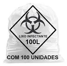 SACO P/ LIXO 100L HOSP INFEC ECOMAIS 100