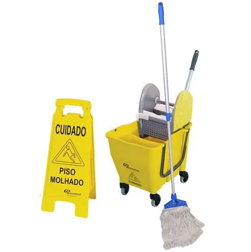 KIT LIMPEZA BALDE DOBLO 30L COMPLETO