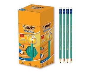 LAPIS PRETO N2 EVOLUTION C/ BORRACHA BIC