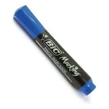 PILOTO MARCADOR PERMANENTE AZUL BIC