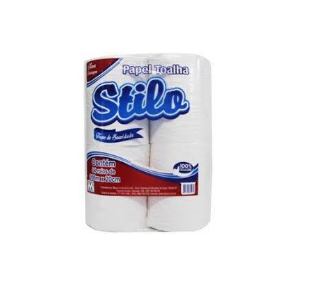 PAPEL TOALHA BOB STILO 100% 04X200MT