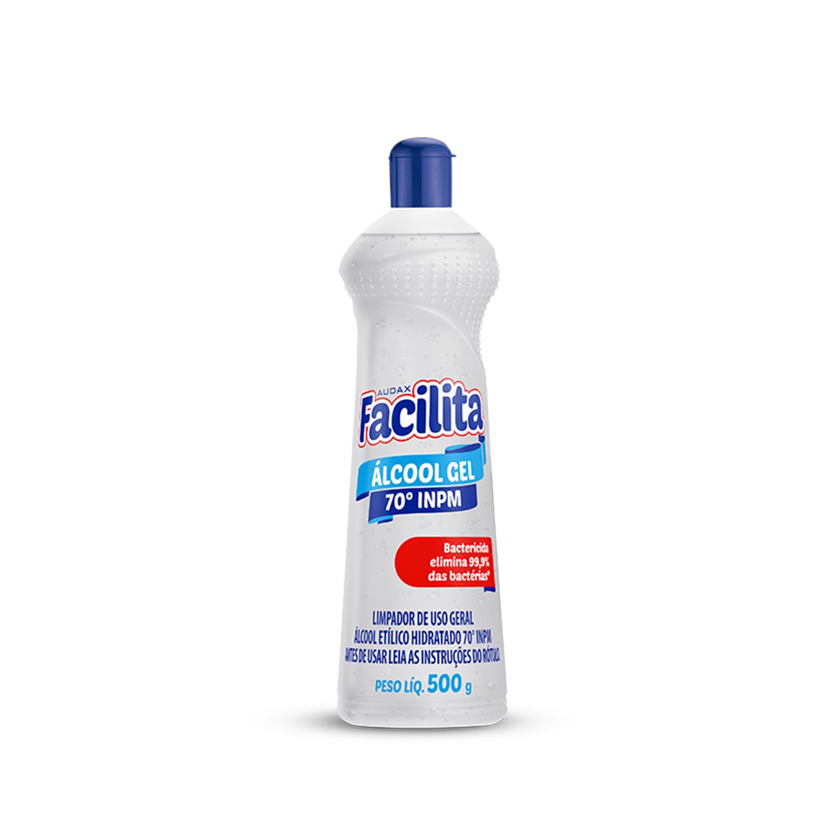 ALCOOL GEL 70% FACILITA 500GR NEUTRO