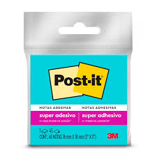 POST IT 3M ADESIVO 45FLS AZUL 76X76M