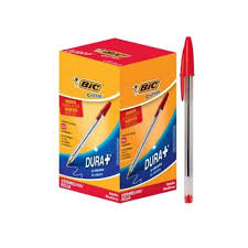 CANETA BIC VERMELHA 1.0MM CRISTAL