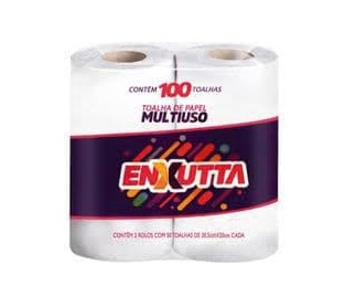 PAPEL TOALHA BOBINA ENXUTTA PCT 02X60FLS