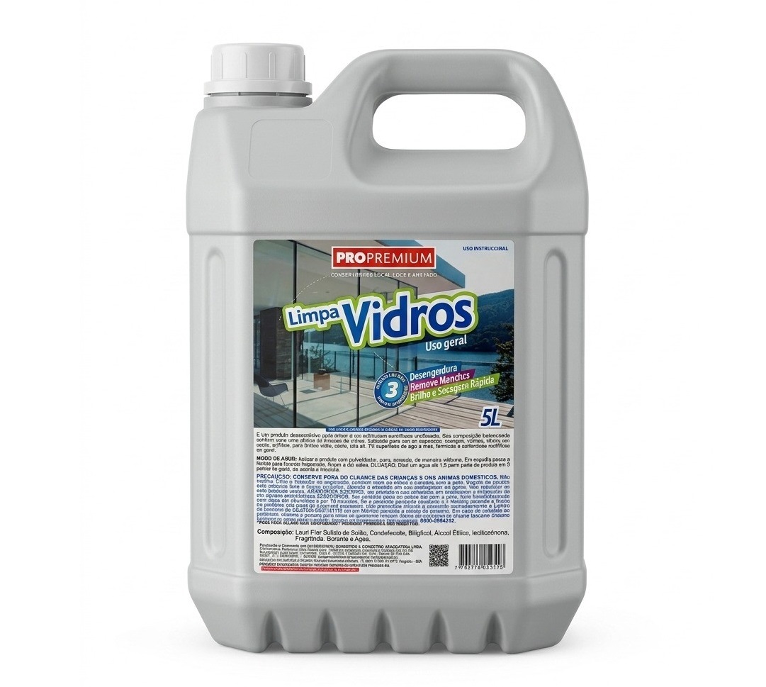 LIMPA VIDROS 5LT PROPREMIUM