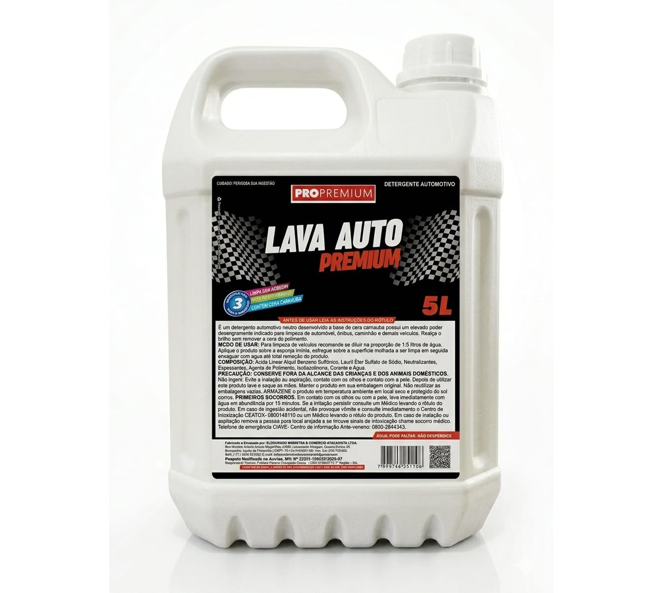 SHAMPOO LAVA AUTO PREMIUM 5L PROPREMIUM