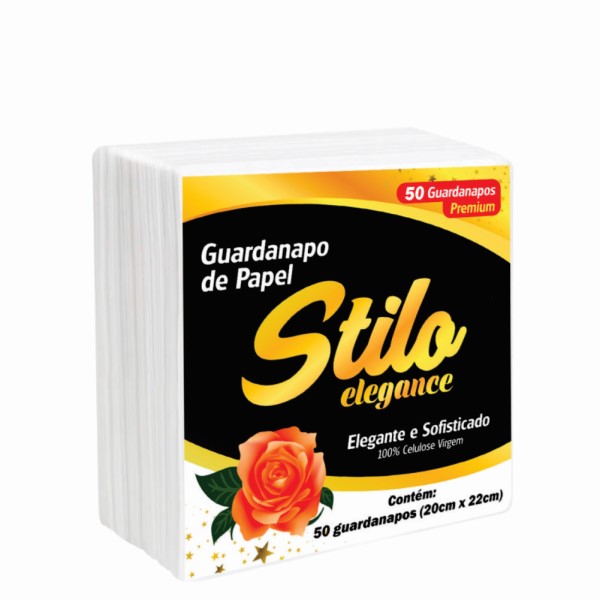 GUARDANAPO STILO MEYORS 22X20 C/ 50 FLS