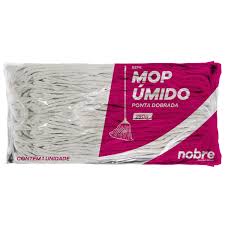 REFIL MOP UMIDO PONTA DOBRADA 290GR NOBR