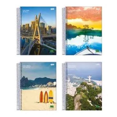 CADERNO 1/4 ESP CAPA DURA 200FLS JANDAIA