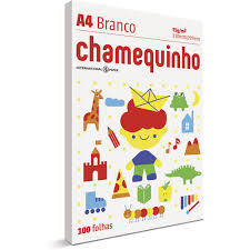 PAPEL A4 BRANCO 100 FLS CHAMEQUINHO