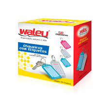 CHAVEIROS COLLOR COM ETIQUETAS COM 50