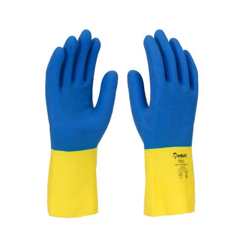 LUVA LATEX SLIM (G) BICOLOR VOLK