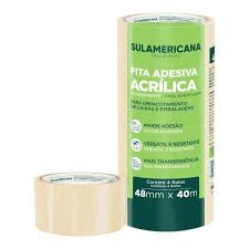 FITA EMPACOT 48X40 TRANSP SULAMERICANA